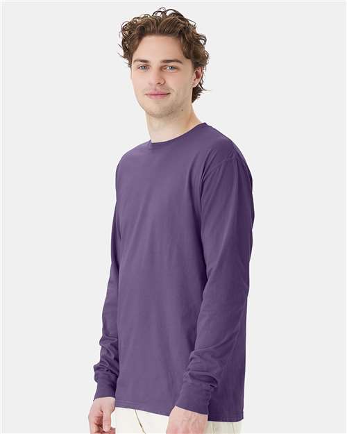 ComfortWash by Hanes GDH200 Grape Soda — on model side