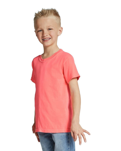 Youth Midweight RS T-Shirt - Neon Red Orange