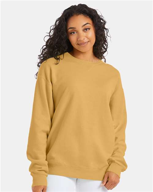 ComfortWash by Hanes GDH400 Artisan Gold — on model front