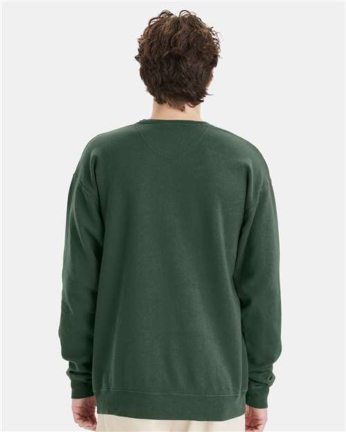 ComfortWash by Hanes GDH400 Field Green — on model back