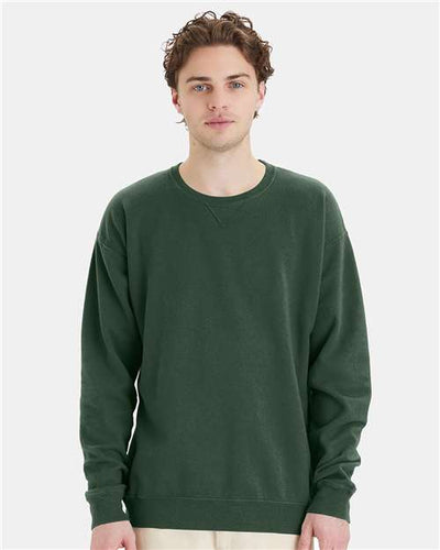 ComfortWash by Hanes GDH400 Field Green — on model front