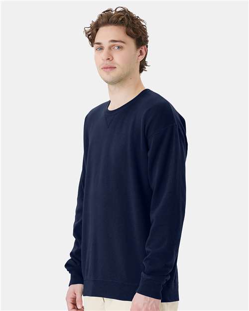 ComfortWash by Hanes GDH400 Navy — on model side