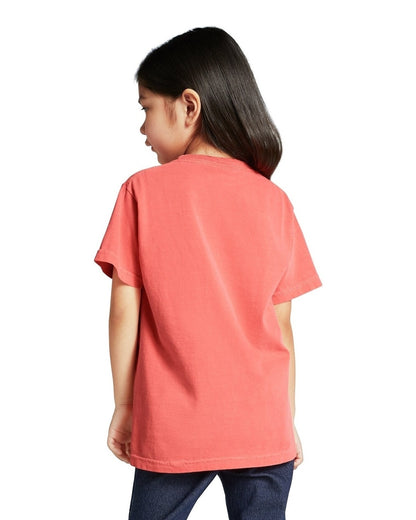 Youth Midweight RS T-Shirt - Bright Salmon