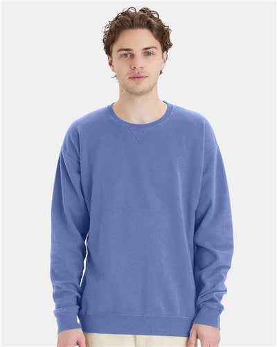 ComfortWash by Hanes GDH400 Frontier Blue — on model front