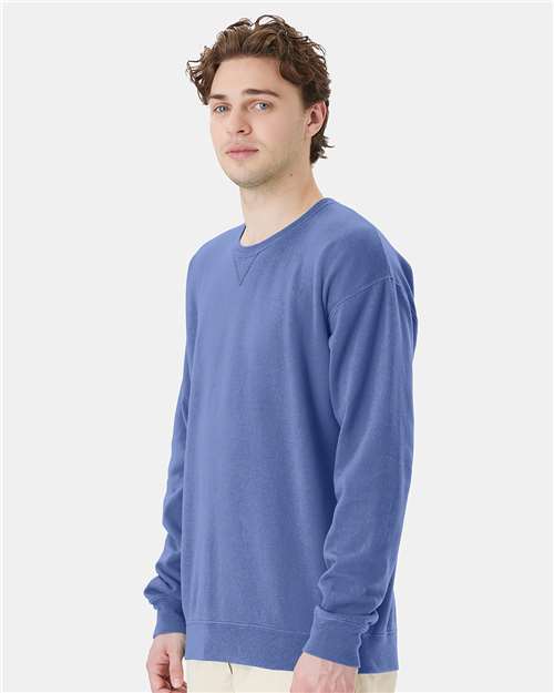 ComfortWash by Hanes GDH400 Frontier Blue — on model side