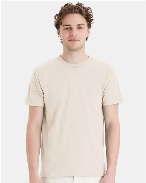 Hanes 4980 Parchment — on model front