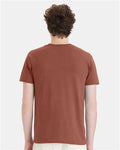 Hanes 4980 Canyon Rock Brown — on model back