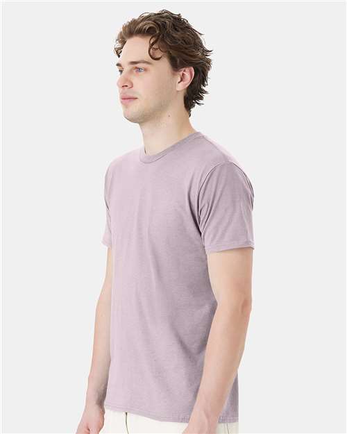 Hanes 4980 Iced Mocha — on model side