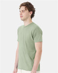Hanes 4980 Equilibrium Green — on model side