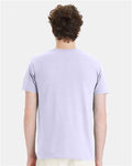 Hanes 4980 Urban Lilac — on model back