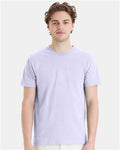 Hanes 4980 Urban Lilac — on model front