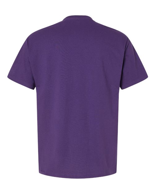 Hanes 5280 Athletic Purple — back
