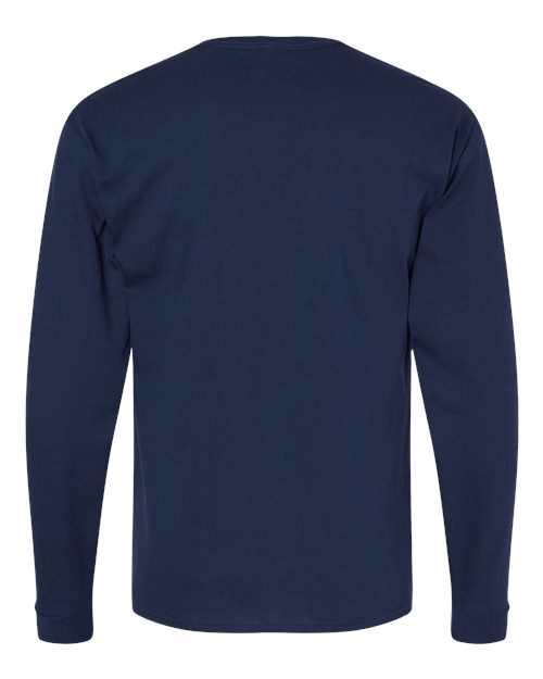 Hanes 5286 Athletic Navy — back