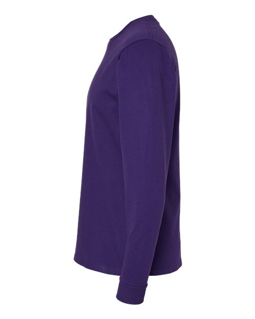 Hanes 5286 Athletic Purple — direct side