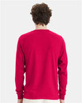 Hanes 5286 Athletic Crimson — on model back