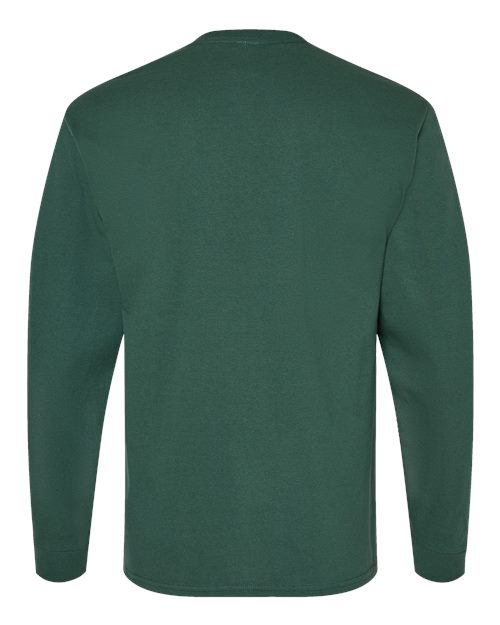 Hanes 5286 Athletic Dark Green — back