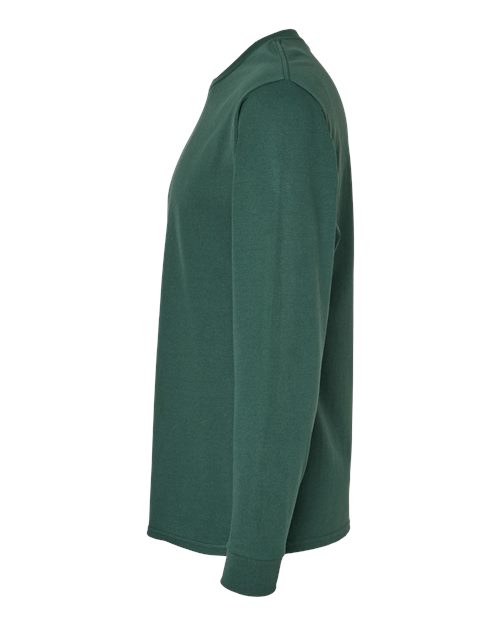 Hanes 5286 Athletic Dark Green — direct side