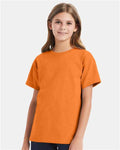 Hanes 5480 Tennessee Orange — on model front