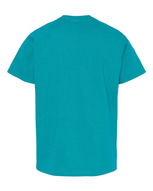 Hanes 5480 Athletic Teal — back