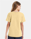 Hanes 5480 Athletic Gold — on model back