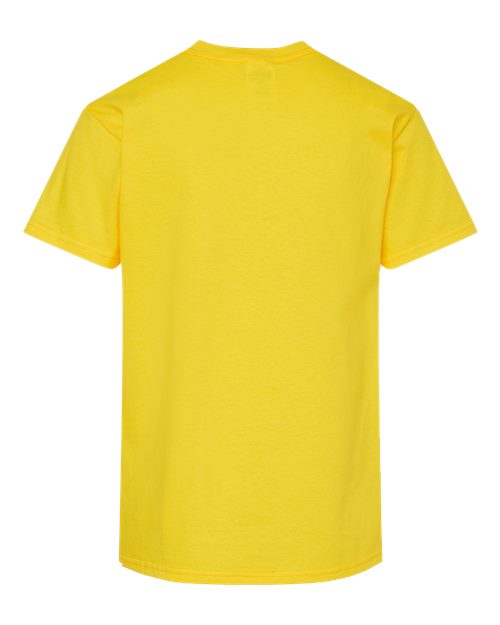 Hanes 5480 Athletic Yellow — back