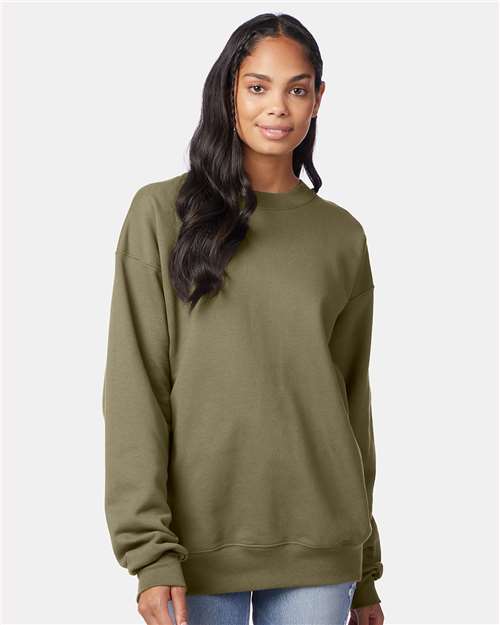 Hanes F260 Oregano — on model front