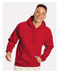 Hanes P170 Athletic Crimson — on model front