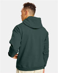 Hanes P170 Athletic Dark Green — on model back