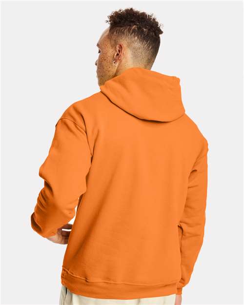 Hanes P170 Tennessee Orange — on model back