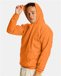 Hanes P170 Tennessee Orange — on model side