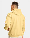 Hanes P170 Athletic Gold — on model back
