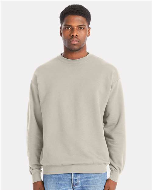Hanes RS160 Sand — on model front