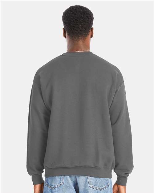 Hanes RS160 Smoke Grey — on model back