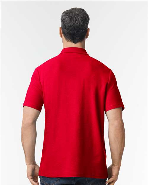 Gildan 64800 Cherry Red — on model back