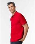 Gildan 64800 Cherry Red — on model side