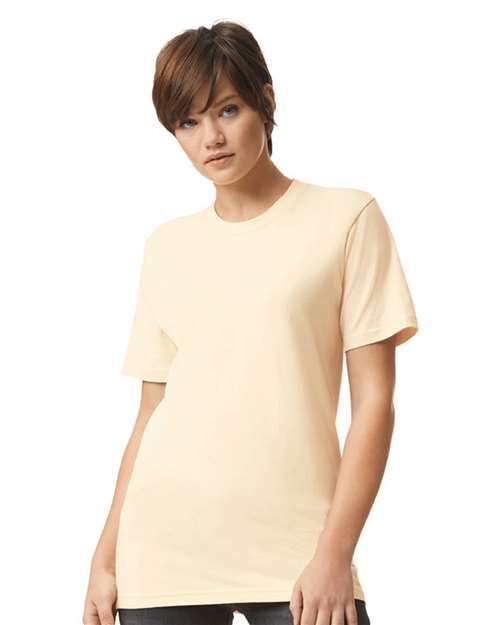 American Apparel 2001 Cream — on model front