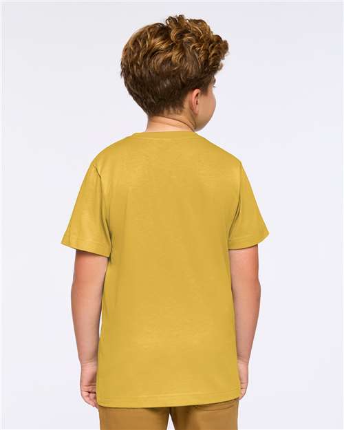 LAT 6101 Mustard — on model back