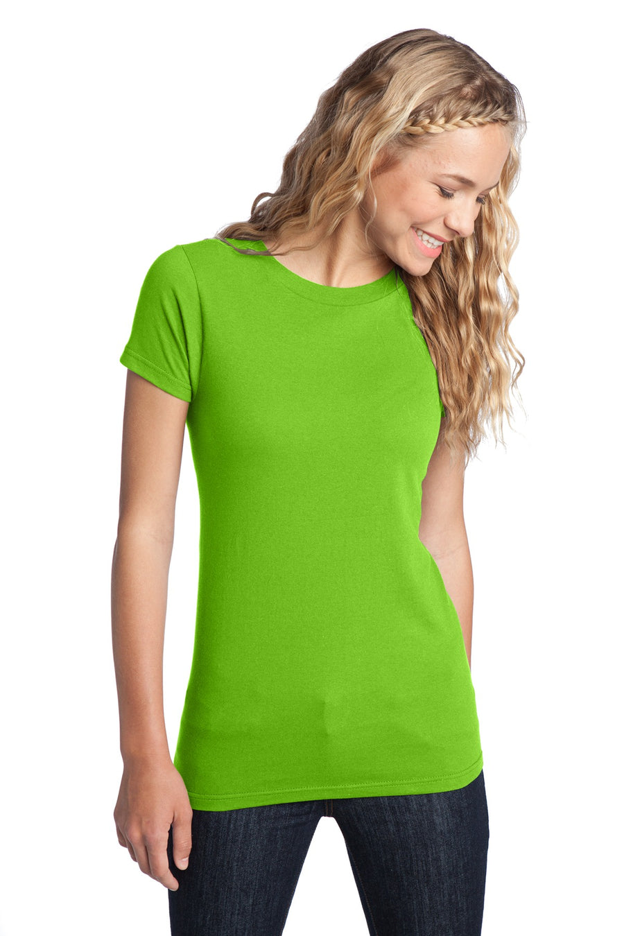 Women's Fitted The Concert Tee - Neon Green