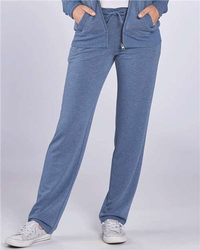 Boxercraft BW6601 Indigo Heather — on model front
