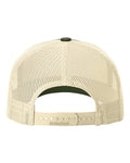 Richardson 112FP Heather Grey/ Birch/ Army Olive — back