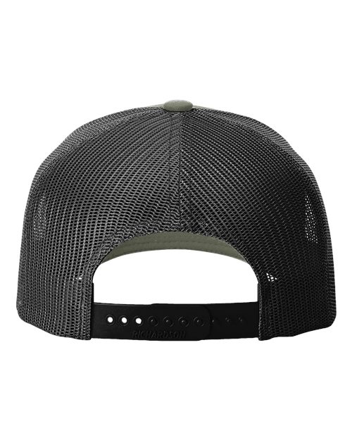 Richardson 112FP Loden Green/ Black — back