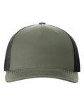 Richardson 112FP Loden Green/ Black — front