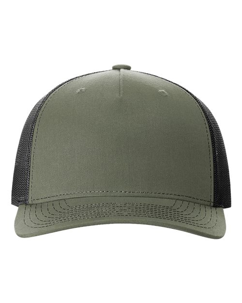 Richardson 112FP Loden Green/ Black — front
