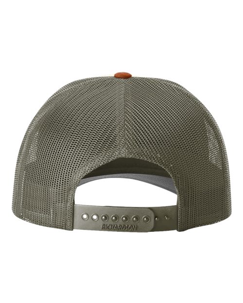 Richardson 115 Cream/ Loden Green/ Dark Orange — back