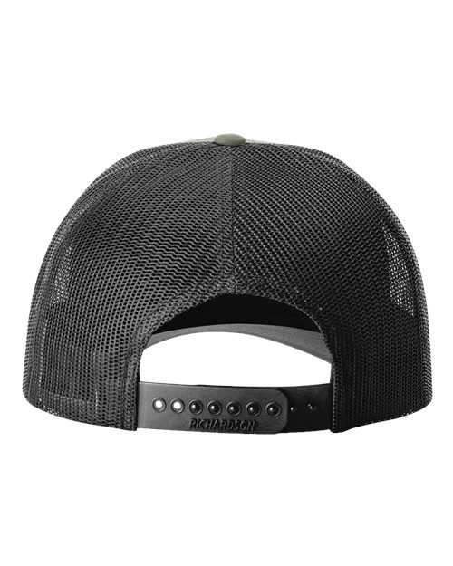 Richardson 115 Loden Green/ Black — back
