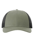 Richardson 115 Loden Green/ Black — front