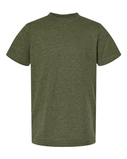 Tultex 235 Heather Military Green — front