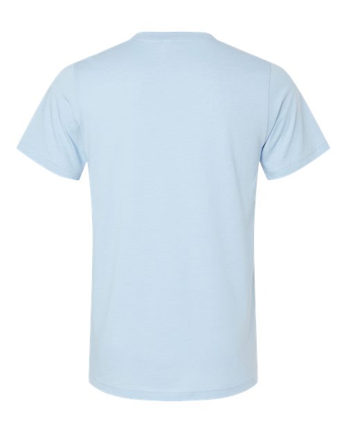 BELLA + CANVAS 3001CVC Heather Baby Blue — back