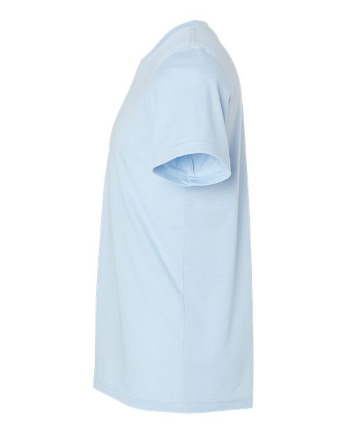BELLA + CANVAS 3001CVC Heather Baby Blue — direct side