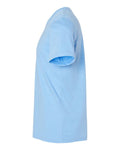 BELLA + CANVAS 3001CVC Heather Carolina Blue — direct side